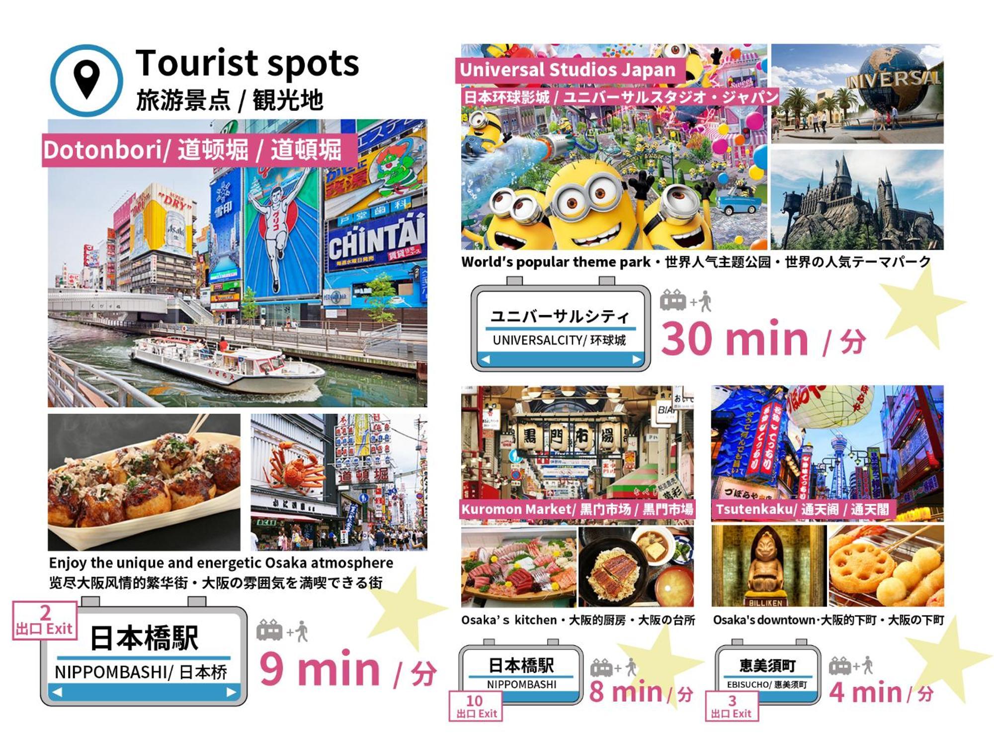 Bijou Suites Ai Osaka Zewnętrze zdjęcie